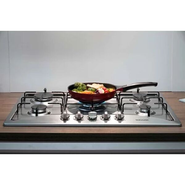 Cooktop Suggar À Gás 5 Bocas Aço Inox Bivolt
