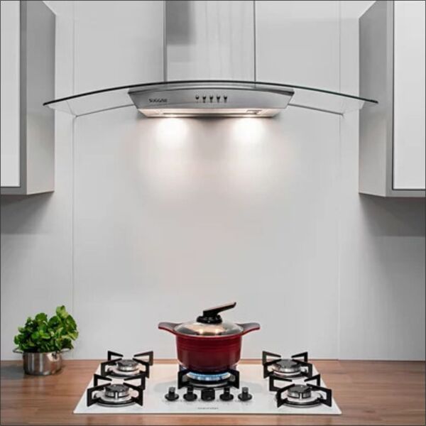 Cooktop Suggar À Gás 5 Bocas Branco Vidro Bivolt Leroy Merlin