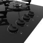 Cooktop Terim À Gás Trm 4b Tc Vidro Preto Flange Esmlatada