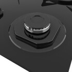 Cooktop Terim À Gás Trm 4b Tc Vidro Preto Flange Esmlatada