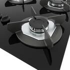 Cooktop Terim Safe Ferro Fundido 5 Bocas A Gás Preto Bivolt