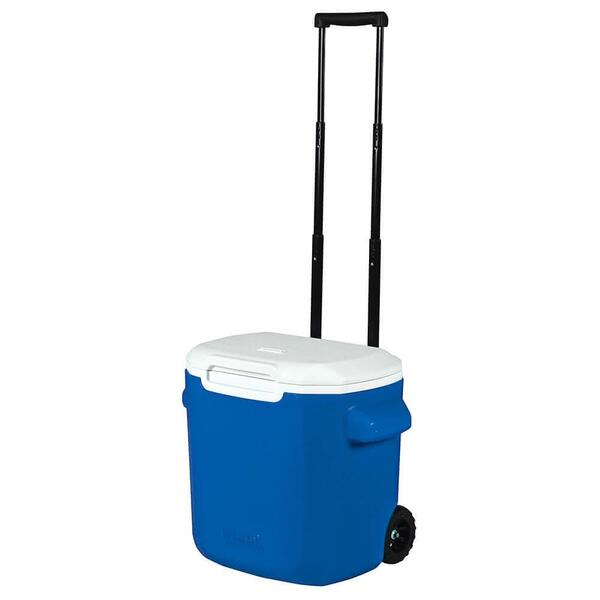 Cooler Caixa Térmica Com Rodas Azul 15,1l - Coleman
