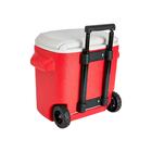 Cooler Caixa Térmica Com Rodas Vermelho 15,1l - Coleman