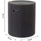Cooler Multiuso Stool Keter