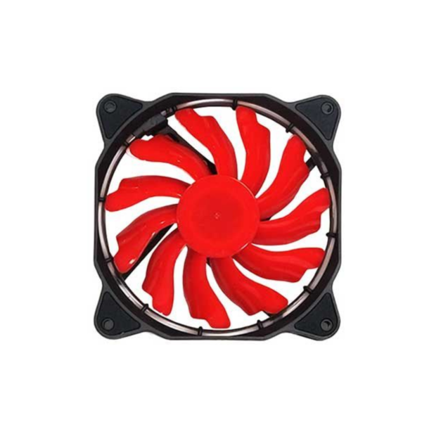 Cooler Para Gabinete Fan 120mm Com Led Dex - Dx-12f - Vermelho