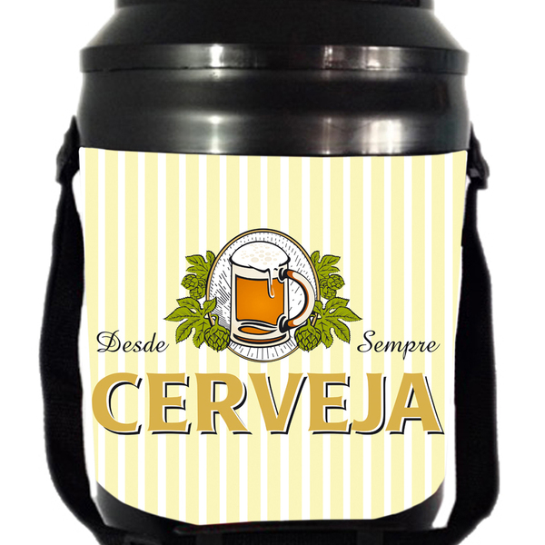Cooler Térmico 16 Latas Cerveja Bege Alegra Store