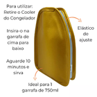 Cooler Térmico Para Garrafa De Espumante Champagne Bolsa Gel