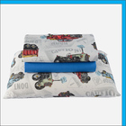 Coordenado Coberdrom Edredom E Lençol Solteiro 4 Peças Carros