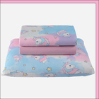 Coordenado Coberdrom Edredom E Lençol Solteiro 4 Peças Unicór