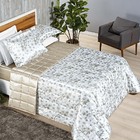 Coordenado Cobre Leito E Lençol Charme Padrão 7 Peças - Marfim