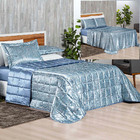 Coordenado Cobre Leito E Lençol Charme Padrão 7 Peças - Secur