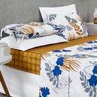 Coordenado Cobre Leito E Lençol Poeme King 7 Peças - Leaves