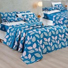 Coordenado Cobre Leito E Lençol Poeme Queen 7 Peças - Hana