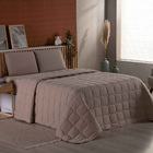 Coordenado Cobre Leito E Lençol Queen Sereno Em Malha 7 Peças