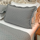 Coordenado Cobre Leito King E Lençol Diplomata 7 Peças - Cinz