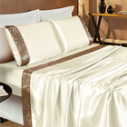 Coordenado Cobre Leito Luxuria E Lençol Queen 13 Peças - Palha