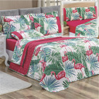 Coordenado Cobre Leito Naturale E Lençol King 7 Peças - Flami