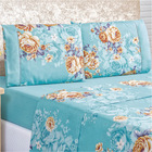 Coordenado Cobre Leito Naturale E Lençol King 7 Peças - Jasmi