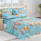 Coordenado Cobre Leito Naturale E Lençol Queen  7 Peças - Jas