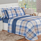 Coordenado Cobre Leito Naturale E Lençol Solteiro 5 Peças - T