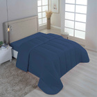 Coordenado Edredom E Lençol King Sereno Em Malha 5 Peças - Ma