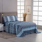 Coordenado Edredom E Lençol Queen Sonho Bom Em Malha 5 Peças