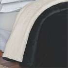 Coordenado Edredom Lã Carneiro E Lençol Queen Top Chick - Mar