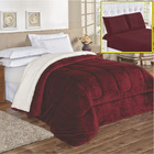 Coordenado Edredom Lã Carneiro E Lençol Queen Top Chick - Vin