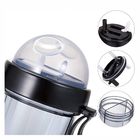 Copo 2 Em 1 Bebida Quente  Frio De 2 Canudo Duplo Compartimen