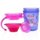 Copo 360 Com Alça Bebê Antivazamento 240ml 6m+ Nuby - Lilás