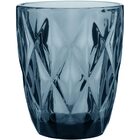 Copo Água 10x8x8cm 270ml Vidro Azul 6 Peças