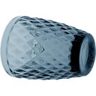 Copo Água 10x8x8cm 270ml Vidro Azul 6pç