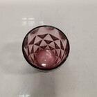 Copo Água 10x8x8cm 270ml Vidro Rosa 6 Peças
