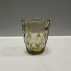 Copo Água 10x8x8cm 270ml Vidro Verde 6 Peças