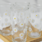 Copo Alto De Vidro Sodo Calcico Margarida 250ml Unidade