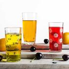 Copo Alto De Vidro Sodo Calcico Margarida 250ml Unidade