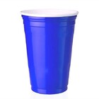 Copo Americano De Plástico 400ml  - Cores - 25 Unidades - Azul
