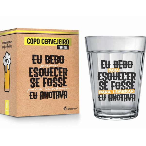 Copo Americano Eu Bebo Para Esquecer Se Fosse Para Lembrar Eu