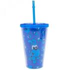 Copo Azul Canudo Bidu: Turma Da Mônica