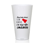 Copo Big Drink Branco 550ml Personalizado Acrílico Salvar Vid