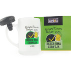 Copo Caneca Para Chopp De Vidro 400ml Personalizado Com Campa