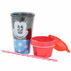 Copo Canudo 2 Em 1 Minnie Faces 500 Ml