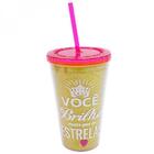 Copo Canudo Você Brilha: Fs
