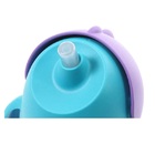 Copo Com Canudo 200ml Curvado Dinossauro Roxo/azul Phlips Ave