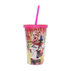 Copo Com Canudo 500ml Harley Quinn Dc Comics Urban
