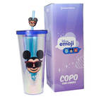 Copo Com Canudo Mickey 650ml