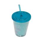 Copo Com Canudo Verde Nossa Amizade: Fs