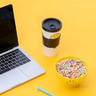 Copo Com Tampa Brinox Nutri Smiley 500ml Branco 13152/1975