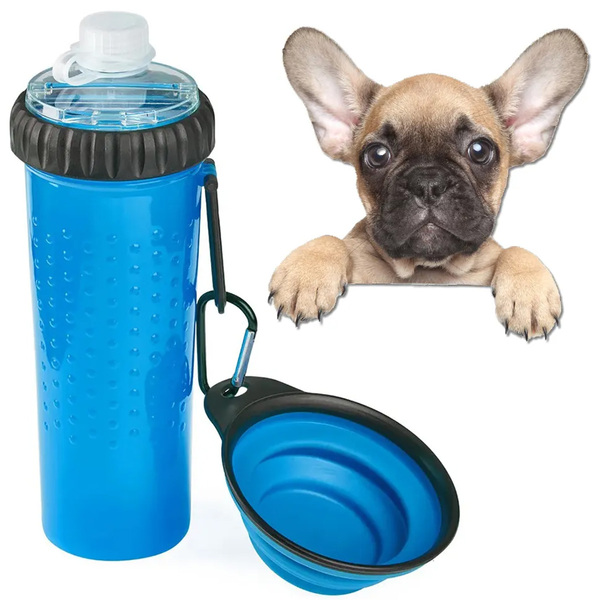 Copo Comeudoro Bebedouro Pet 2 Em 1 Água E Raçao Portatil