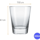 Copo Cônica Old Fashion 220 Ml